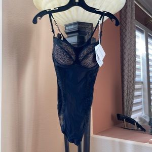 Beautiful sexy brand new lace La Perla push up body suit